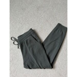 Quince Luxury 100% Cashmere Jogger Pants Size M Olive Green Drawstring Waist